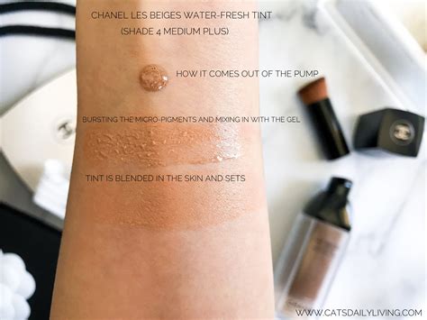 chanel water fresh tint medium light|chanel les beiges water fresh tint.